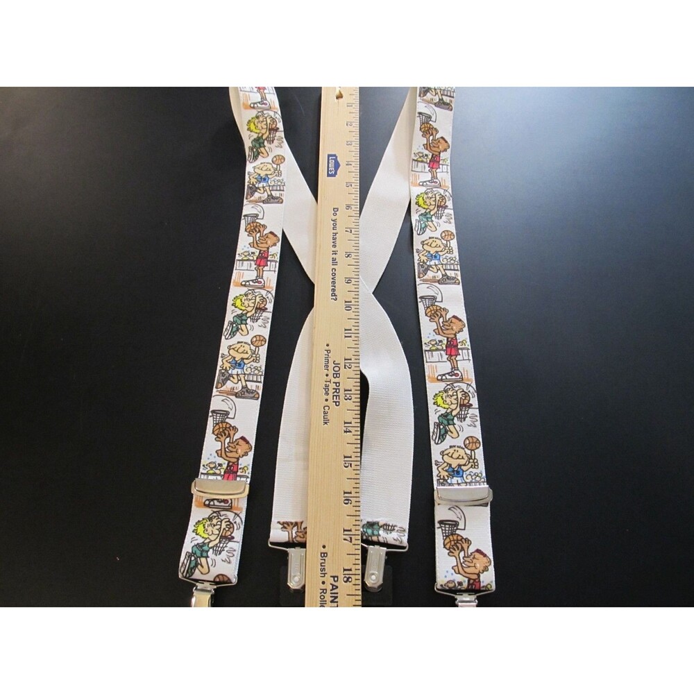 Boys Novelty Suspenders Vintage Comic Gr - SIZE 12 (KIDS) ADJUSTABLE SUSPENDERS!